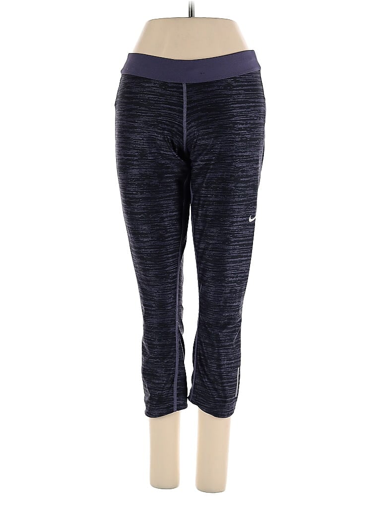 Pre-owned Nike Active Pants In Blue