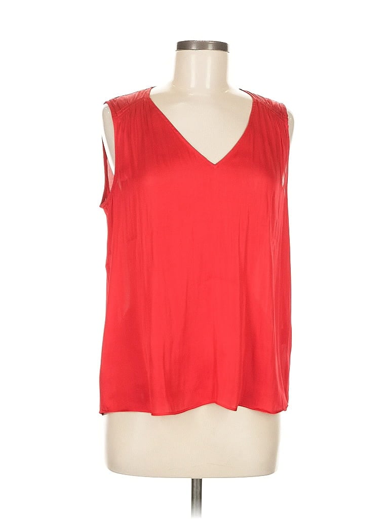 Pre-owned Banana Republic Sleeveless T-shirt In Red