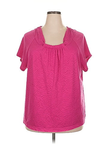 Dana Buchman Short Sleeve Blouse (view 1)