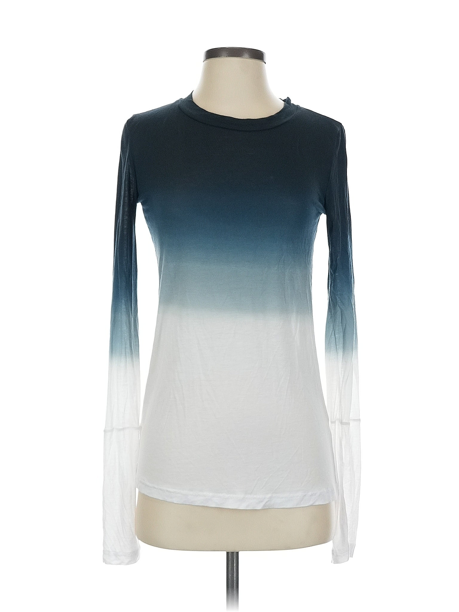 Pencey Standard 100% Modal Blue Long Sleeve Top Size XS