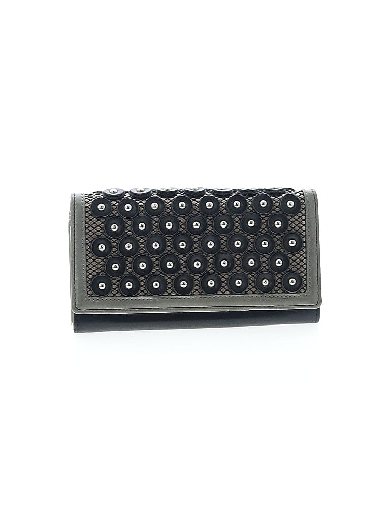 Nicole Lee 100% Polyurethane Graphic Black Wallet One size - photo 1