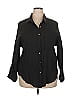 Unbranded 100% Polyester Black Long Sleeve Blouse Size XXL - photo 1