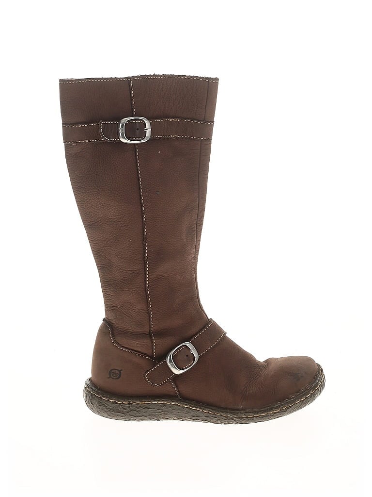 Born Handcrafted Footwear 100% Leather Brown Boots Size 6 - photo 1