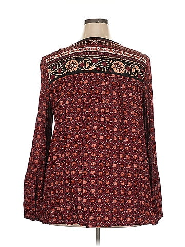 Xhilaration Long Sleeve Blouse (view 2)