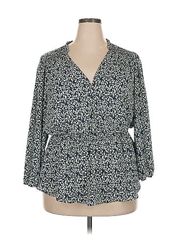 Collective Concepts 3/4 Sleeve Blouse (view 1)