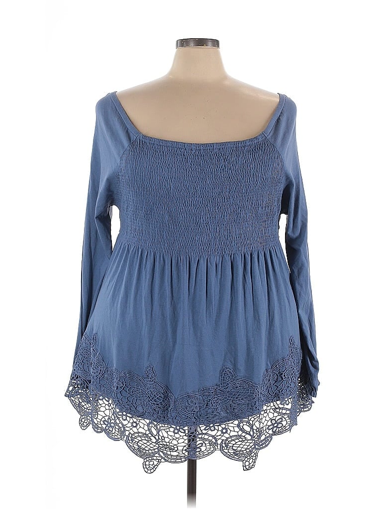 Roaman's Blue Casual Dress Size 22 - photo 1
