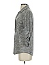 Pure Amici Metallic Silver 3/4 Sleeve Button-Down Shirt Size XS - photo 5