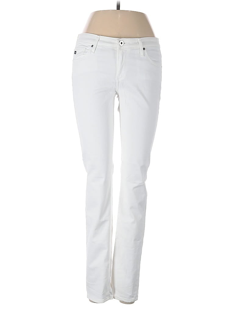 Pre-owned Adriano Goldschmied Jeans In White