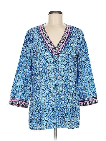 La Blanca 3/4 Sleeve Blouse (view 1)
