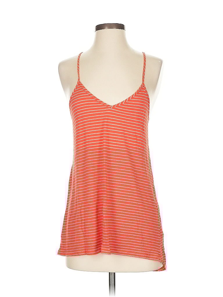 Pre-owned Stem Tank Top Orange Halter Neckline Tops