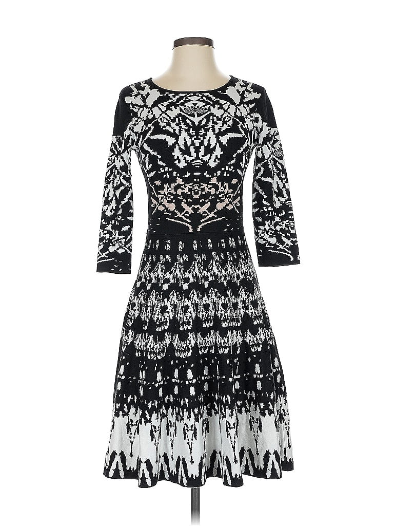 Pre-owned Gabby Skye Cocktail Dress In Black