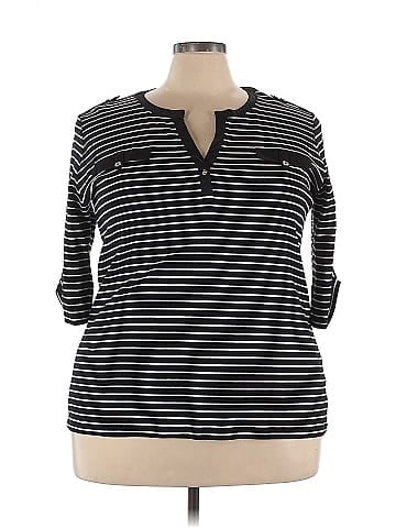 Jones New York Signature 3/4 Sleeve Top (view 1)