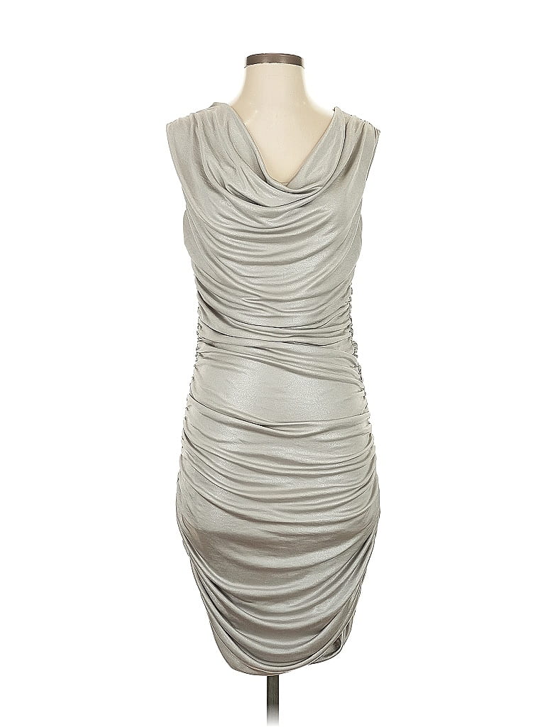Pre-owned Express Cocktail Dress In Gray