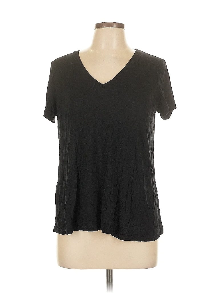 Pre-owned Asos Design Short Sleeve T-shirt In Black