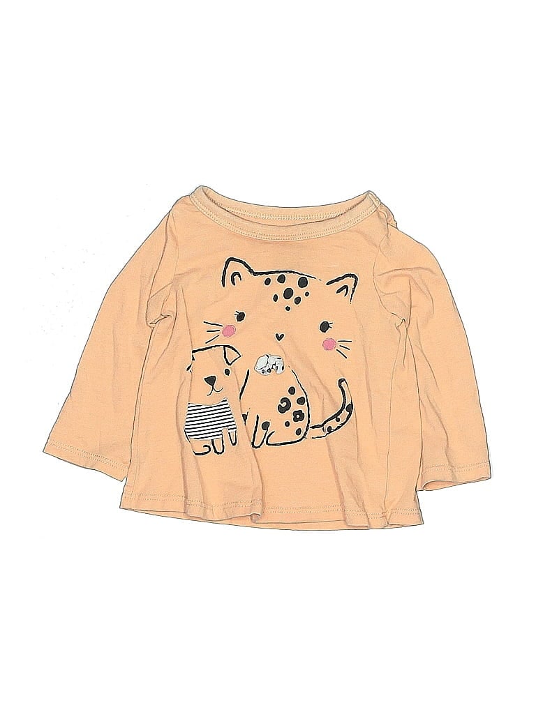 Click to view more detailed imagery on our partner's website Pre-owned First Impressions Babies' 3/4 Sleeve T-shirt In Brown