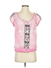 Boston Proper Short Sleeve Blouse