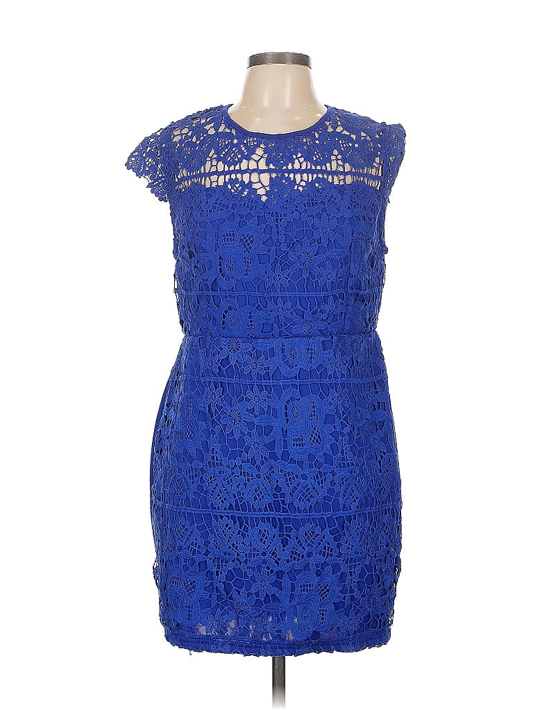 Pre-owned Ax Paris Cocktail Dress In Blue