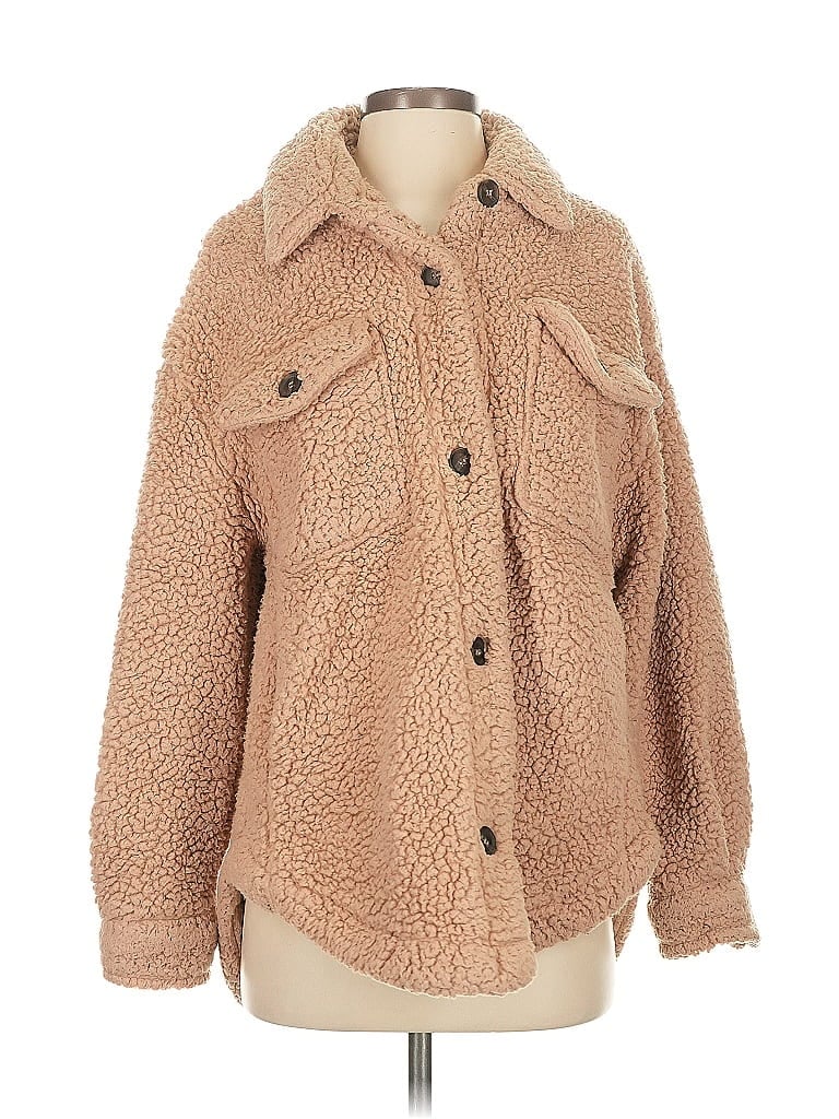 Pre-owned Love Tree Fleece Jacket In Brown