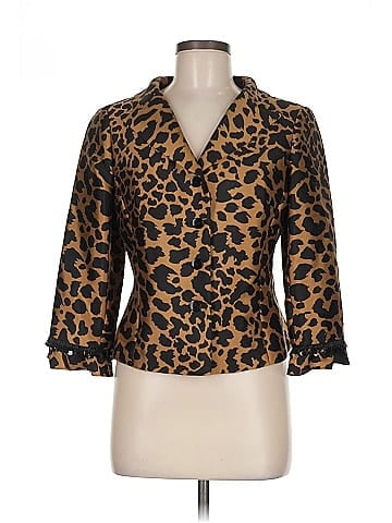Teri Jon by Rickie Freeman Silk Blazer (view 1)