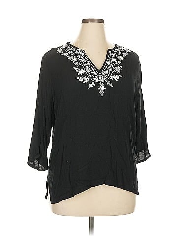 Cathy Daniels 3/4 Sleeve Blouse (view 1)