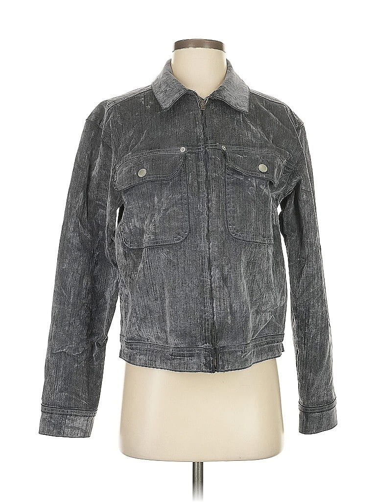 Pre-owned Universal Thread Denim Jacket In Gray