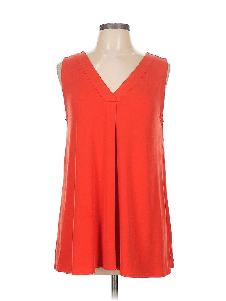 Pre-owned Premise Sleeveless Blouse In Red