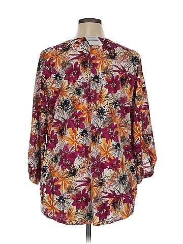 White Birch 3/4 Sleeve Blouse (view 2)