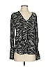 Joie 100% Viscose Camo Gray Long Sleeve Blouse Size XS - photo 1