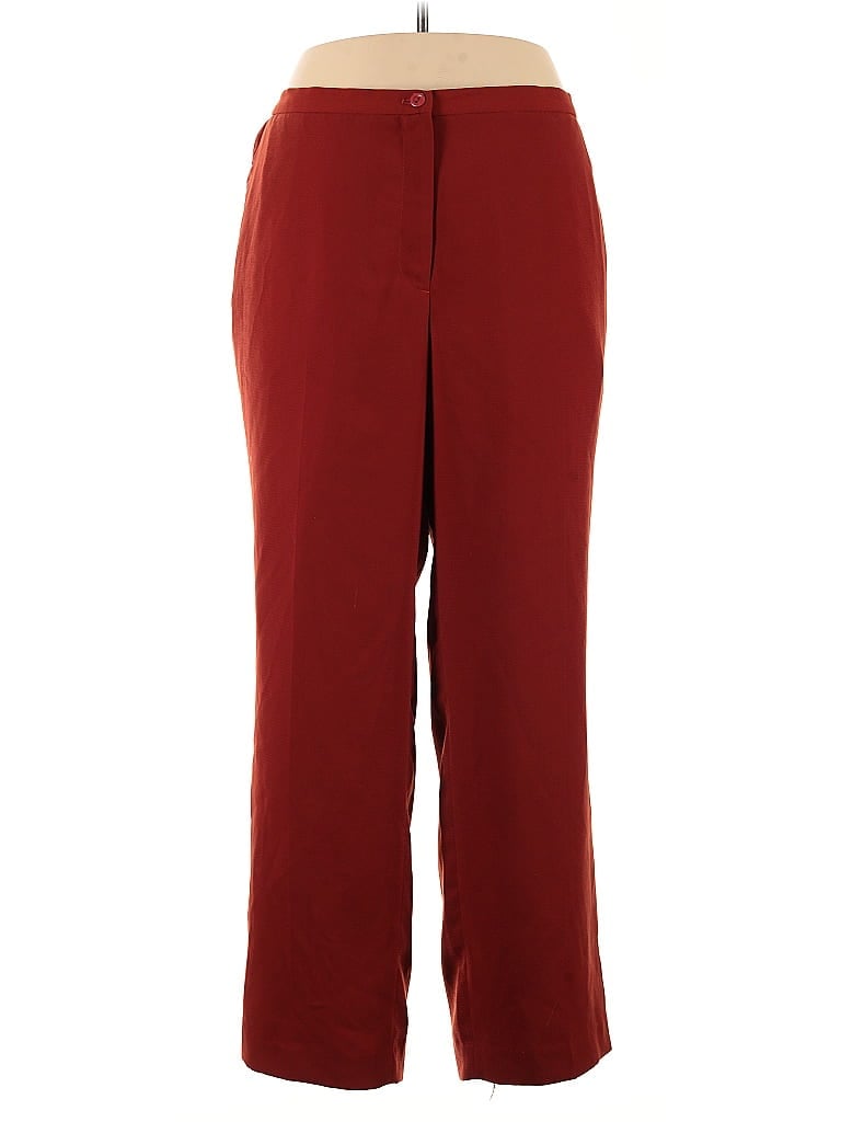 Judy's Group Inc 100% Polyester Red Dress Pants Size 14 - photo 1
