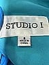 Studio 1 100% Polyester Tropical Blue Cocktail Dress Size 8 - photo 7