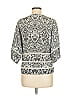 IRO 100% Polyester Gray 3/4 Sleeve Blouse Size EU (FR) 40 / US 8 - photo 2