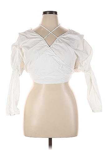 The Drop 3/4 Sleeve Blouse (view 1)