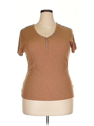 Prettygarden Short Sleeve Henley (view 1)