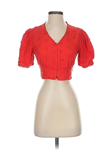 FARM Rio Short Sleeve Blouse (view 1)