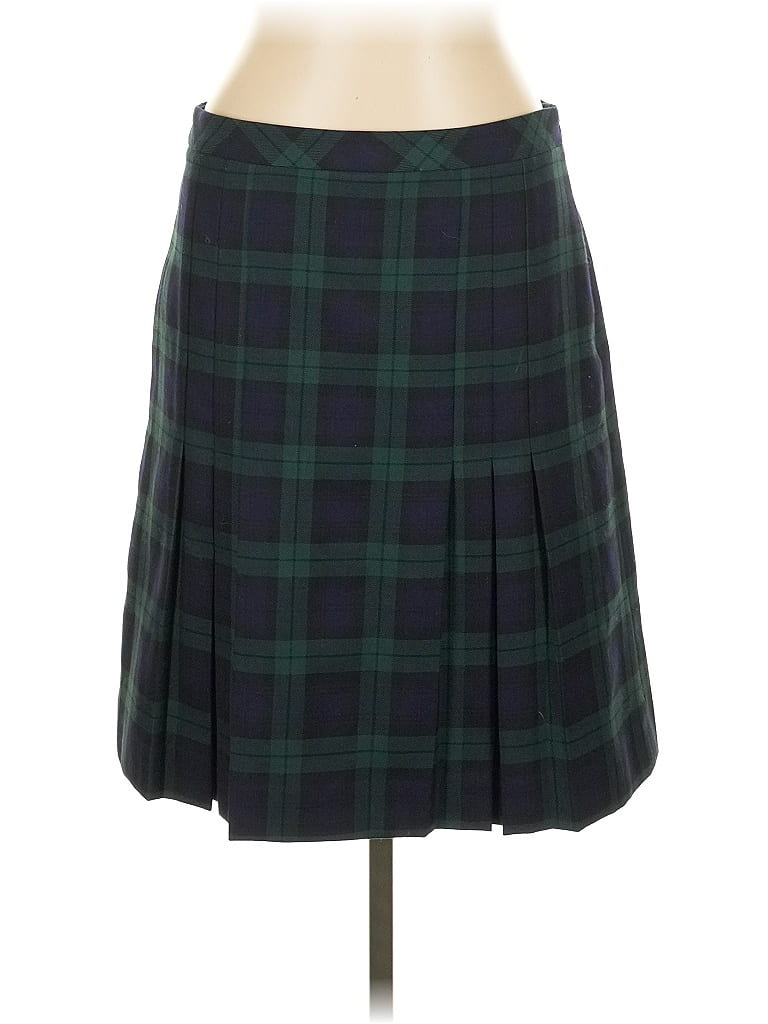Brooks Brothers A-Line Midi Skirt in Green | UK