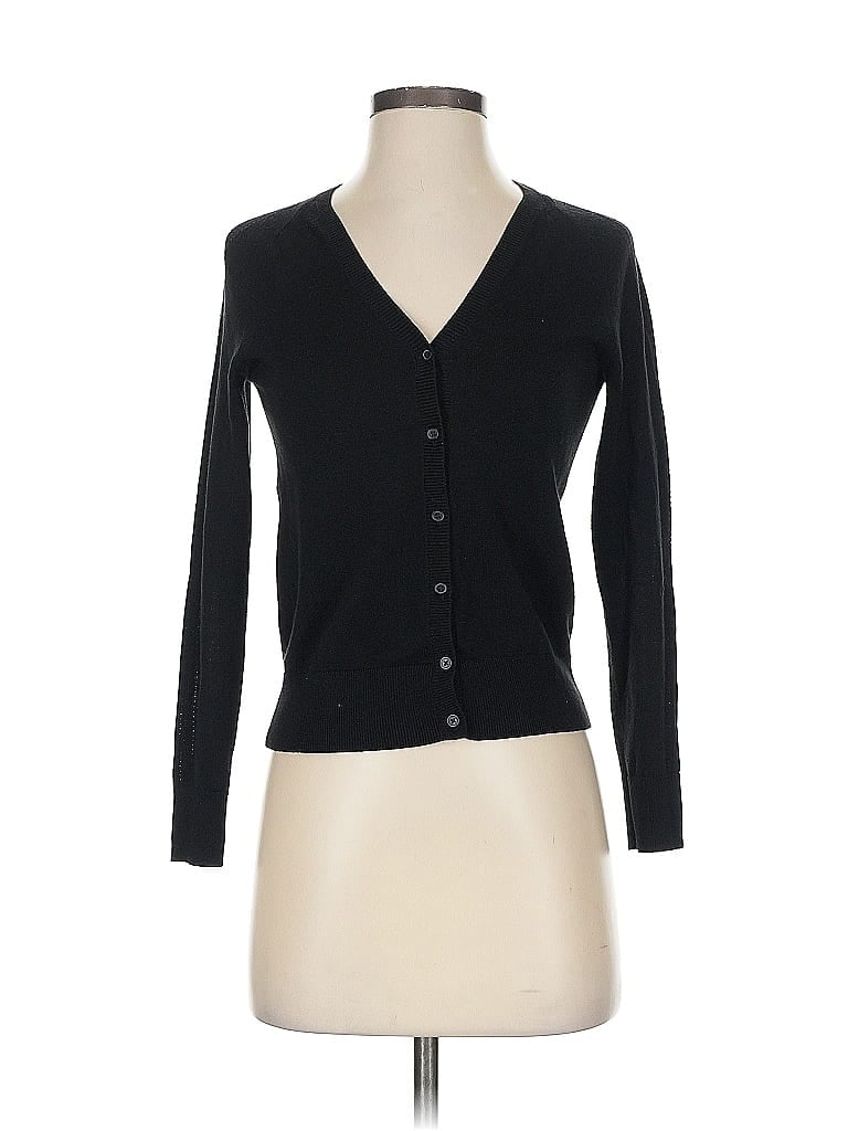 Pre-owned Banana Republic Cardigan Sweater In Black