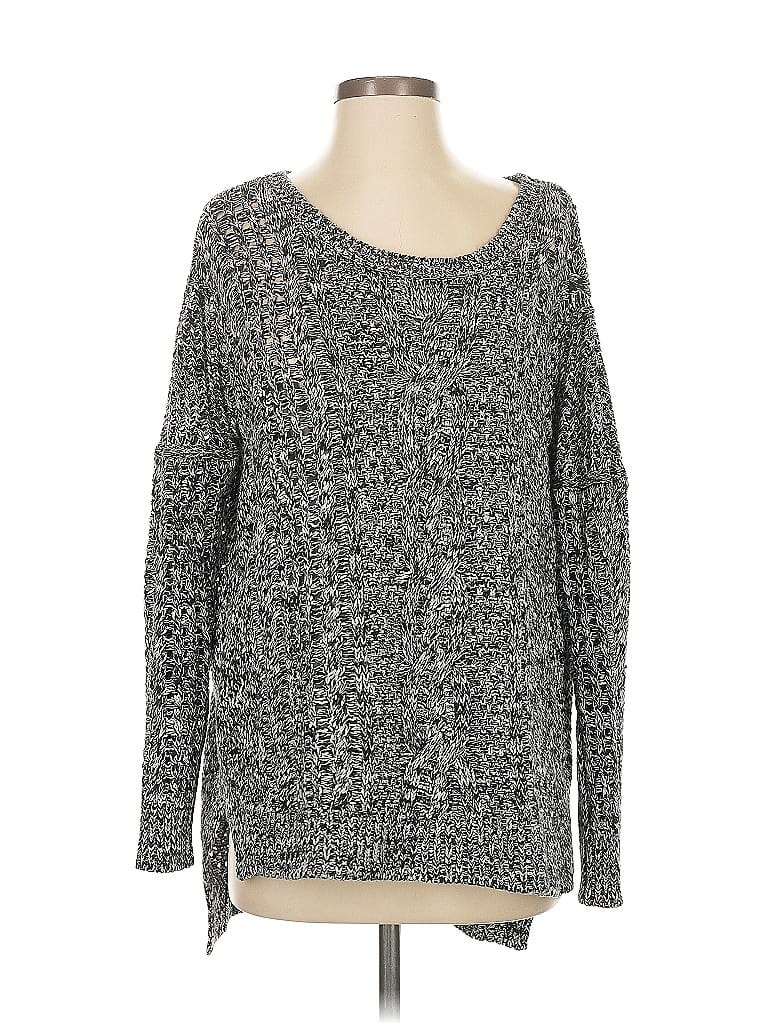 Pre-owned Express Pullover Sweater In Gray