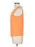 Unbranded 100% Cotton Orange White Sleeveless Top Size L - photo 5