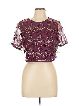 Allegra K Short Sleeve Top