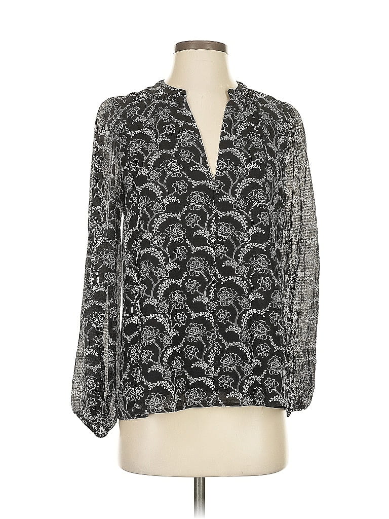Pre-owned A.l.c 3/4 Sleeve Blouse In Black