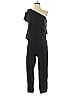 Maria Vazquez Solid Black Jumpsuit Size S - photo 1