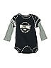 College Kids 100% Cotton Black Long Sleeve Onesie 9-12 MO / 12 MO - photo 1