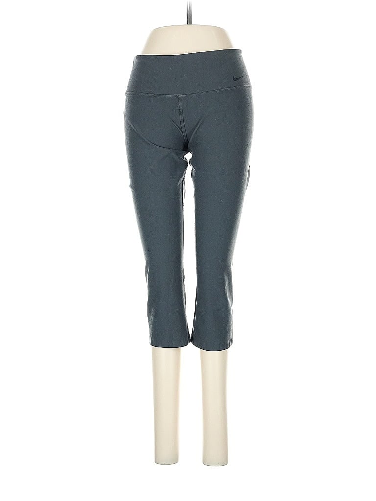 Pre-owned Nike Active Pants In Gray