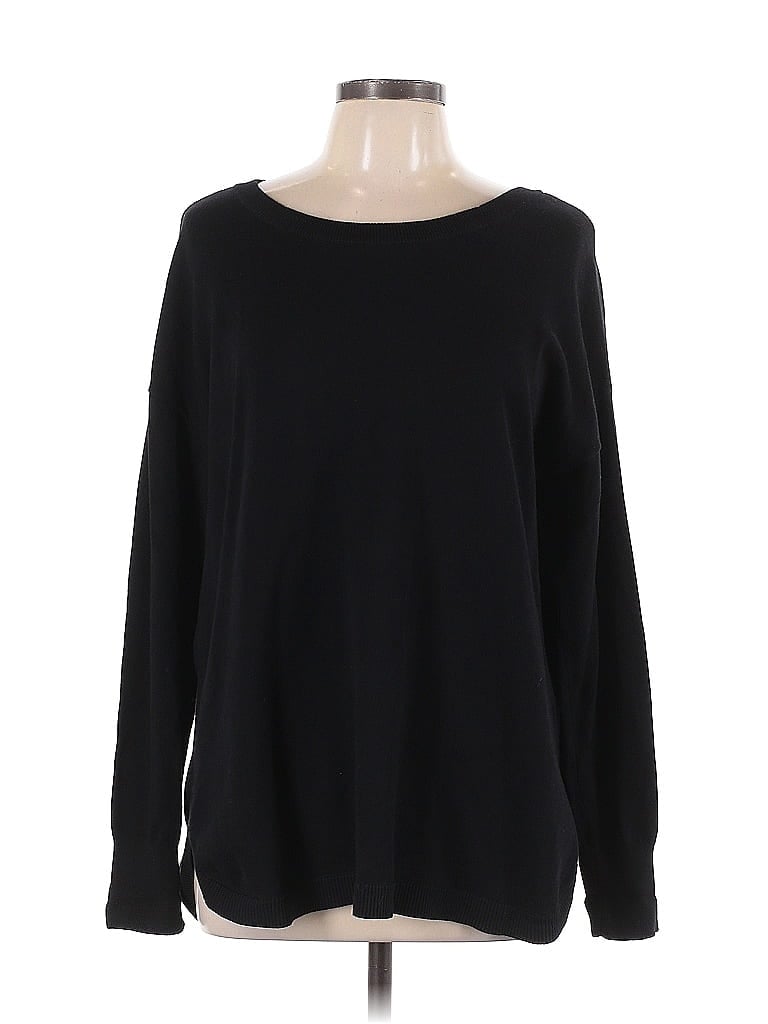 Pre-owned Crown & Ivy Pullover Sweater In Black