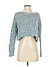 Hollister Tweed Teal Pullover Sweater Size XS - photo 1