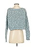 Hollister Tweed Teal Pullover Sweater Size XS - photo 2
