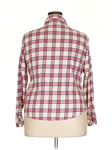 Riders by Lee Long Sleeve Button-Down Shirt (view 2)