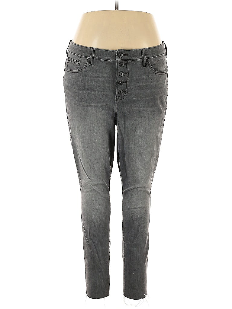 Torrid Gray Jeggings Size 18 - photo 1