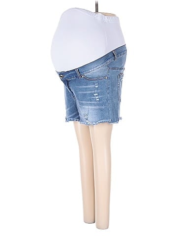 Mama Maternity Denim Shorts (view 1)