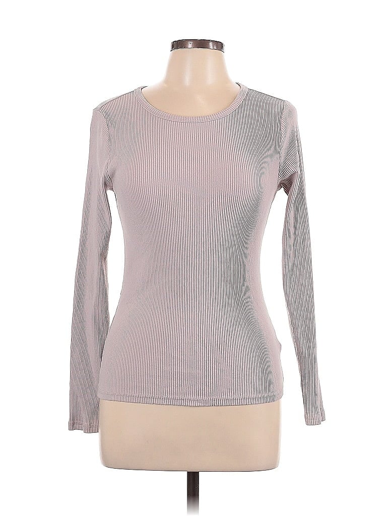 Pre-owned Old Navy Long Sleeve T-shirt In Gray